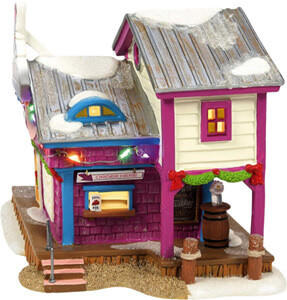 Daisys Hafencafé (DISNEY VILLAGE BY D56) + Köchin Daisy