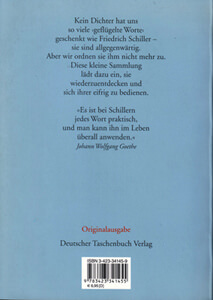 Johannes Prossliner: Kleines Lexikon der Schiller-Zitate (dtv Taschenbuch)