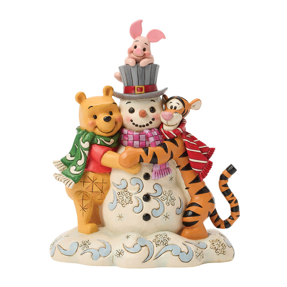Puuh und Freunde umarmen Schneemann (DISNEY TRADITIONS BY JIM SHORE) Figur