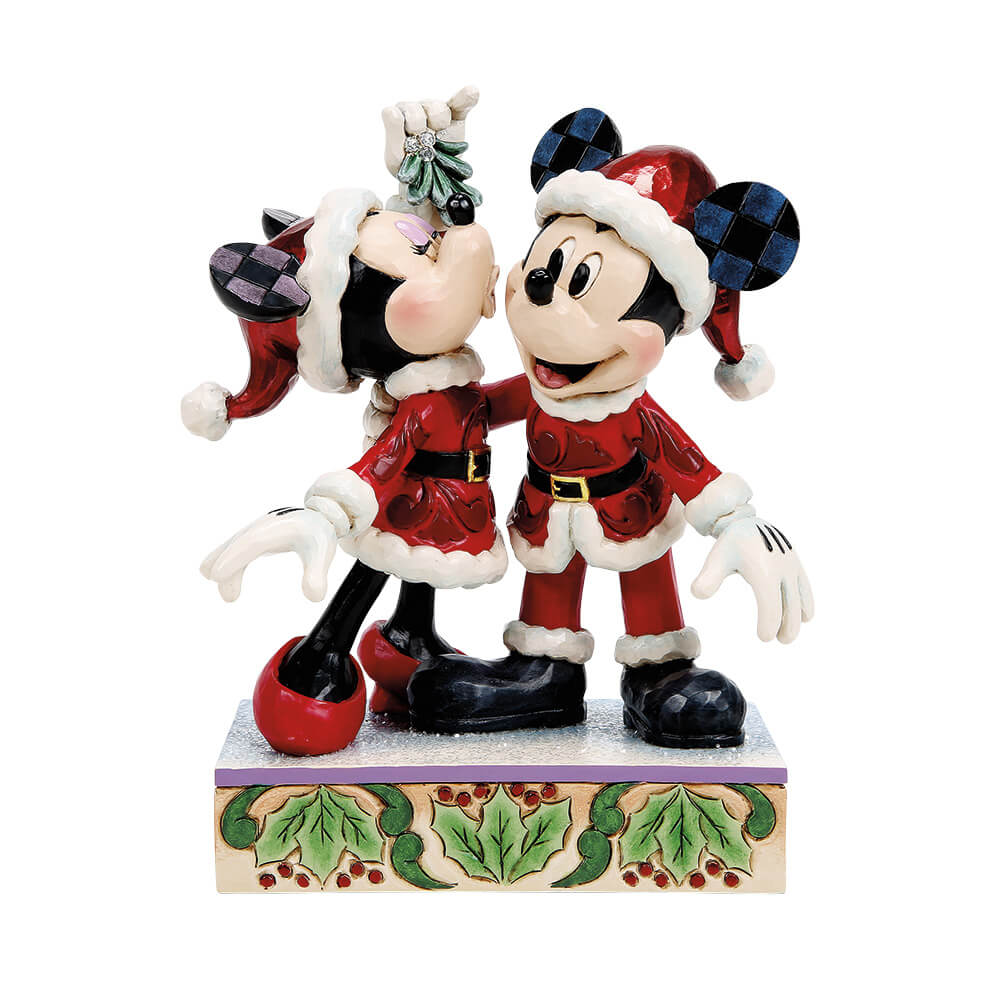 Mickey and Minnie Mistletoe (DISNEY TRADITIONS BY JIM SHORE) Figure
