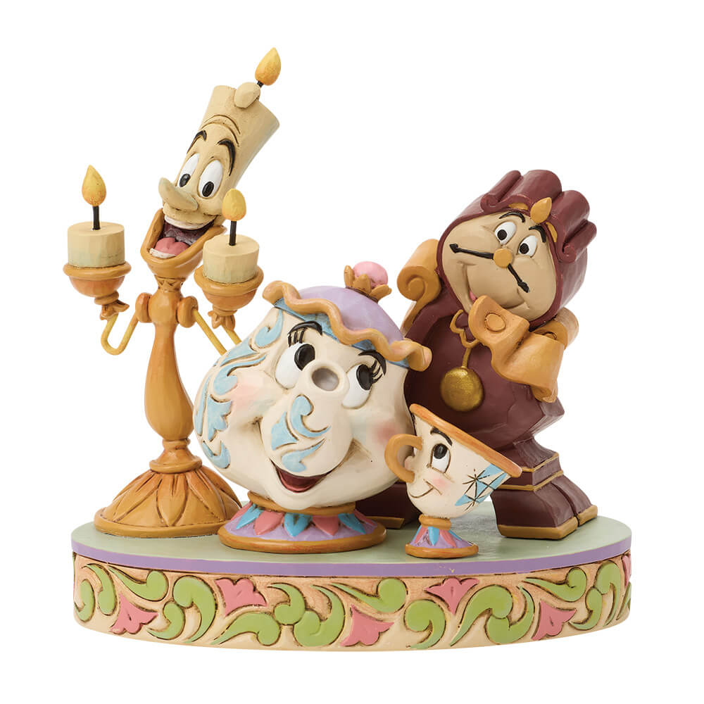 Lumière, Madame Pottine, von Unruh und Tassilo (DISNEY TRADITIONS BY JIM SHORE) Figur