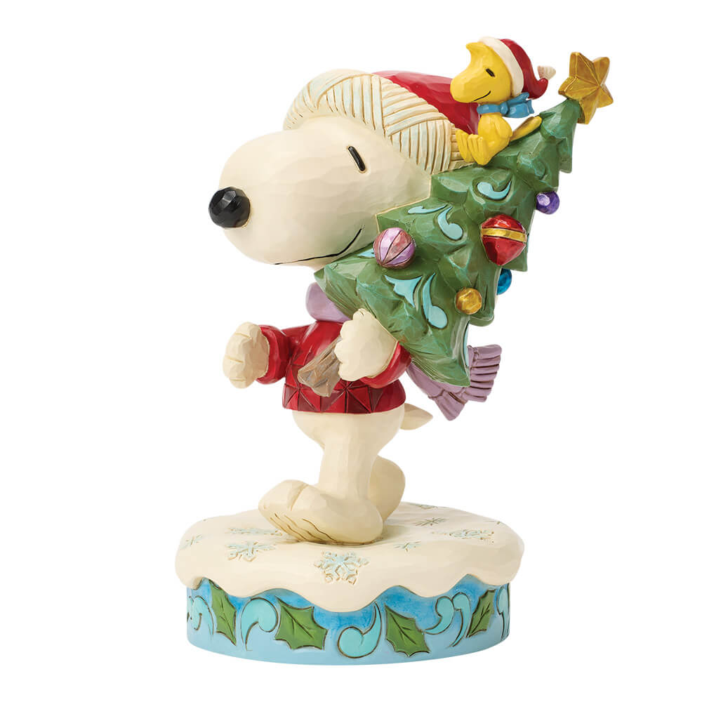 Snoopy und Woodstock mit Baum (PEANUTS BY JIM SHORE) Figur