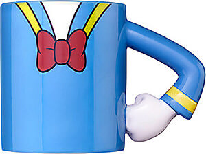 Becher Donald Duck mit modelliertem Arm