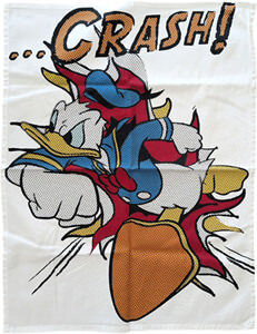 Dish towel Donald Duck "...Crash!"