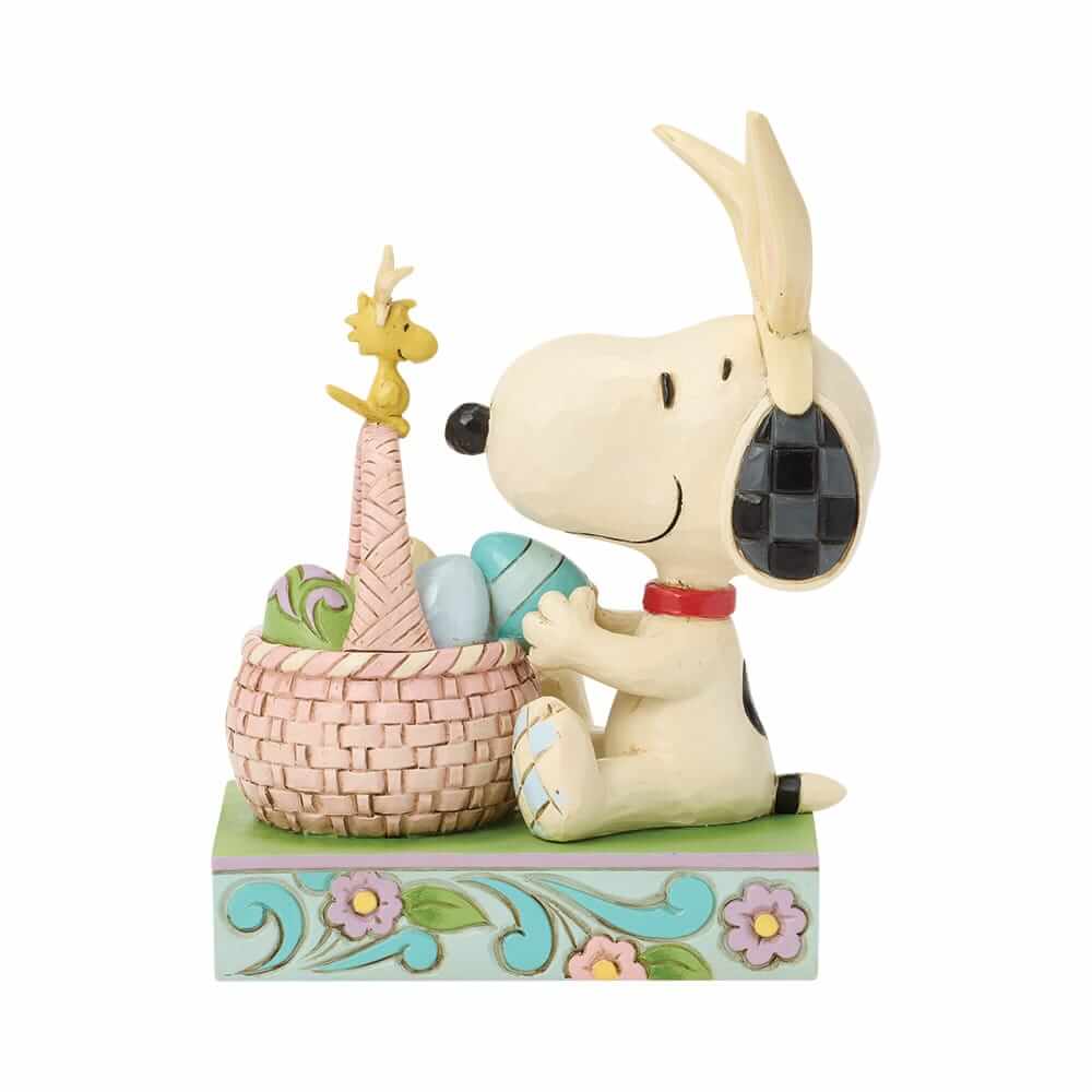 Snoopy Basket Eggs (PEANUTS BY JIM SHORE) Figure