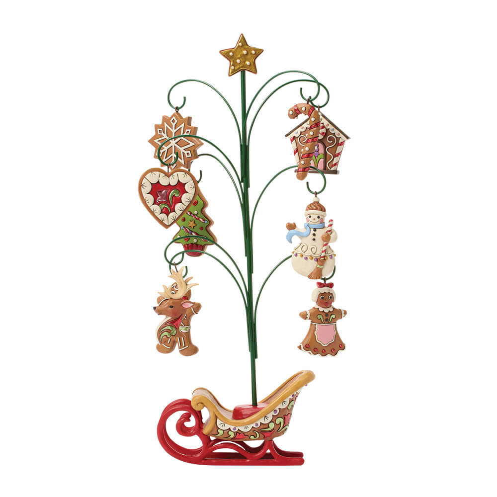 Gingerbread Tree with Cookie (HEARTWOOD CREEK BY JIM SHORE) Weihnachtsbaumhängers