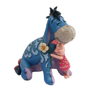 I-Aah (Eeyore) and Ferkel Hug (DISNEY TRADITIONS BY JIM SHORE) Figur