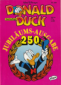 Donald Duck Zweitauflage 250: Jubiläums-Ausgabe (Z: 1+)