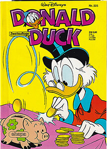 Donald Duck Zweitauflage 225 (Z: 1+)