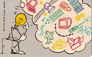 Telefonkarte Telekom "Helferlein"
