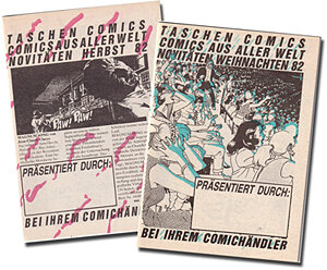Verlagsprogramme Taschen Comics: Novitäten Herbst 82 / Weihnachten 82