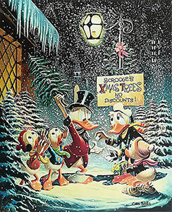 Carl Barks: A Christmas Trimming Lithographie