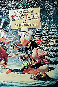 Carl Barks: A Christmas Trimming Lithographie
