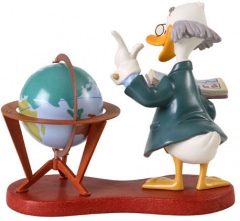 Ludwig Von Drake: Didactic Duck (WALT DISNEY CLASSICS COLLECTION) Porcelain Figure
