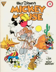 Gladstone Comic Album 3: Mickey Mouse "The Lair of Wolf Barker" (near mint NM)