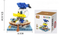 Donald Duck im Ruderboot Nanoblock 3D-Puzzle (530 Teile)