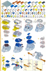 Donald Duck im Ruderboot Nanoblock 3D-Puzzle (530 Teile)