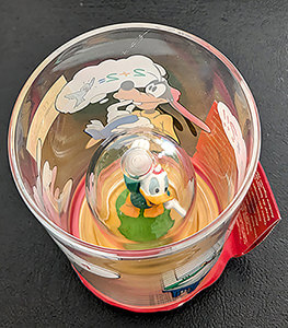 Trinkglas (Tumbler) mit Figur Donald Duck